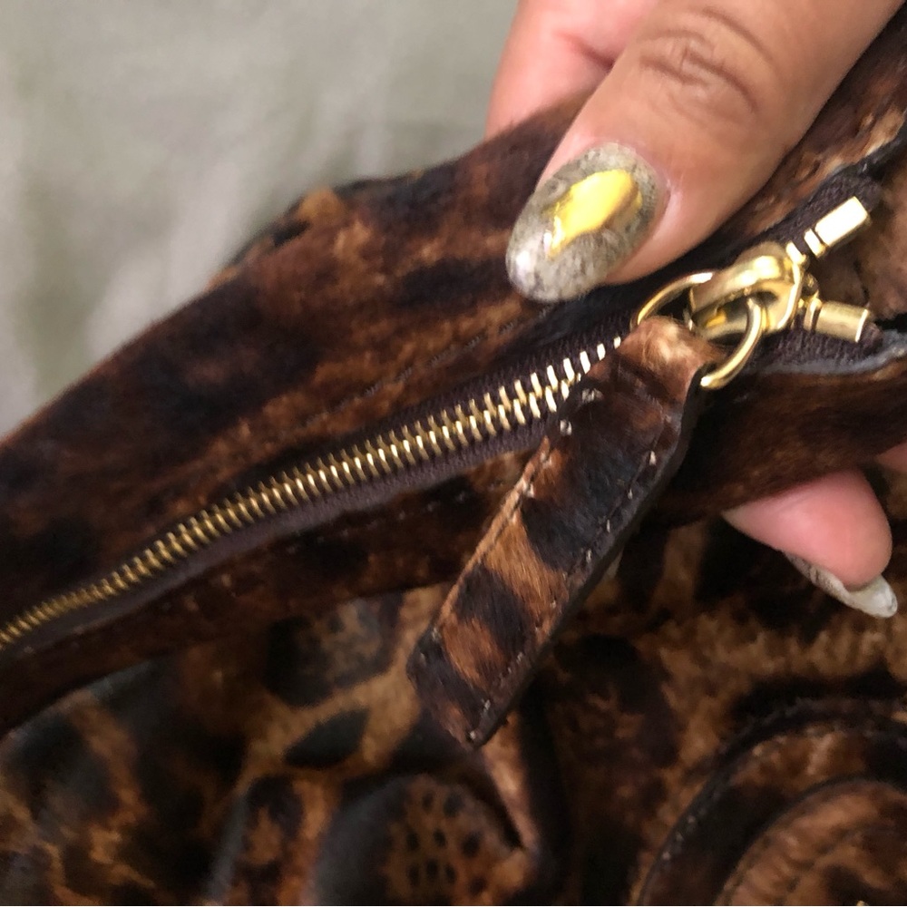 Rare Givenchy Nightingale Medium Leopard Print Calf Hair Ponyhair Handbag - Picture 15 of 15